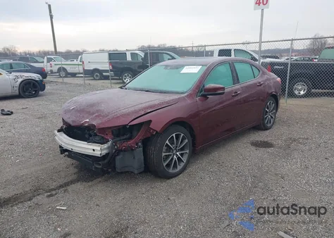 2015 Acura Tlx V6 Tech z USA, uszkodzony, nr VIN 19UUB2F51FA007621